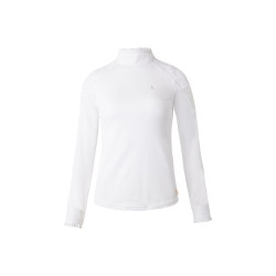 Polo de competição em renda com mangas compridas Sylvie Horze Polo de competição em renda com mangas compridas Sylvie Horze