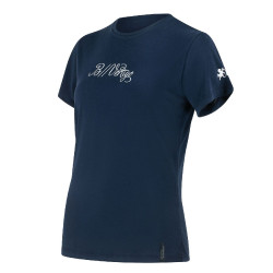 Polo de competição de manga curta Daniele feminino B Vertigo Azul-marinho escuro Polo de competição de manga curta Daniele feminino B Vertigo Azul-marinho escuro