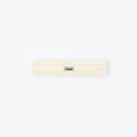 Capa de rédea em pele sintética Narvik (30 cm) Horze Branco sujo