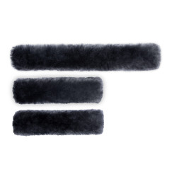 Protetor de peitoral Harleigh em lã de carneiro (3 peças) Horze Cinza escuro Cinzento