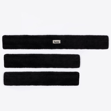 Conjunto de protetores para peitoral em pelo sintético Narvik (3 peças) Horze Conjunto de protetores para peitoral em pelo sintético Narvik (3 peças) Horze