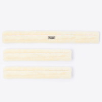 Conjunto de protetores para peitoral em pelo sintético Narvik (3 peças) Horze Branco sujo