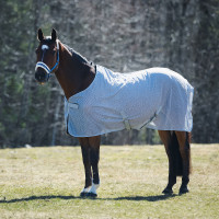 Camisa de cobertura anti-moscas Orleans Horze Cinza high rise