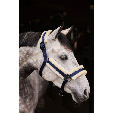 Caveção Marquess com forro de pelúcia sintética Horze Azul-marinho escuro