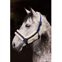 Caveção Marquess com forro de pelúcia sintética Horze Azul-marinho escuro