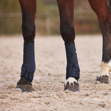 Guétras fechadas em neoprene Horze Azul-marinho escuro