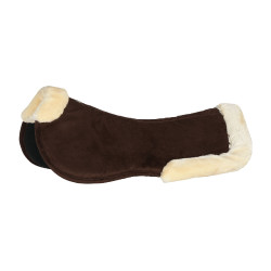 Amortecedor de espuma com memória de forma com pelo sintético Horze Castanho Amortecedor de espuma com memória de forma com pelo sintético Horze Castanho