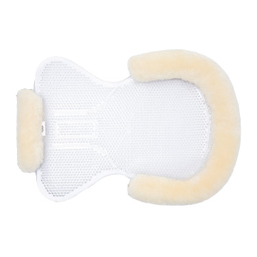 Amortecedor de gel Harleigh com borda de lã Horze Amortecedor de gel Harleigh com borda de lã Horze