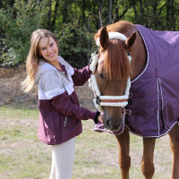 Blusão Pénélope Celecce Azul petróleo