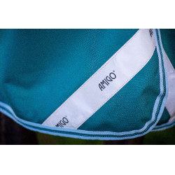 Cobertura Horseware High Neck Amigo® Bravo 12 Original 250g 1200D Verde / água