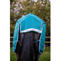 Cobertura Horseware High Neck Amigo® Bravo 12 Original 250g 1200D Verde / água