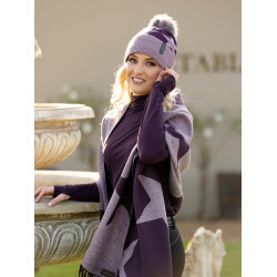 Bonnet pompon LeMieux Sasha Figue Bonnet pompon LeMieux Sasha Figue