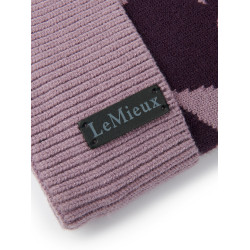 Bonnet pompon LeMieux Sasha Figue Bonnet pompon LeMieux Sasha Figue