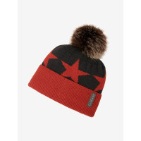 Cuffia con pompon LeMieux Sasha Rioja Violeta