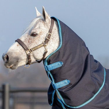 Cobre-pescoço Horseware Amigo® Bravo 12 Original 150g 1200D Marinho / turquesa Azul