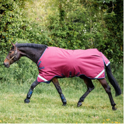 Capa Horseware Rambo Original 0g com Leg Arches Bordéus Bord&amp;ocirc;