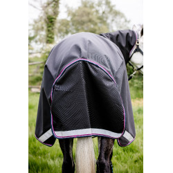 Cobertura Horseware Rambo Supreme Turnout Vari-layer 1680D 250g Marinho / bordô Azul