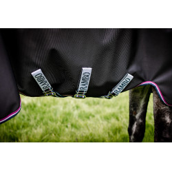 Cobertura Horseware Rambo Supreme Turnout Vari-layer 1680D 250g Marinho / bordô Azul