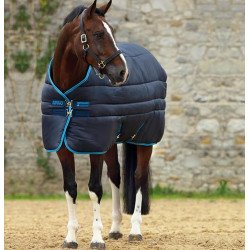 Cobertura Horseware Amigo Insulator Plus Super 550g 420D Marinho/ azul elétrico