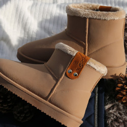 Botas Pénélope Caramelo Castanho