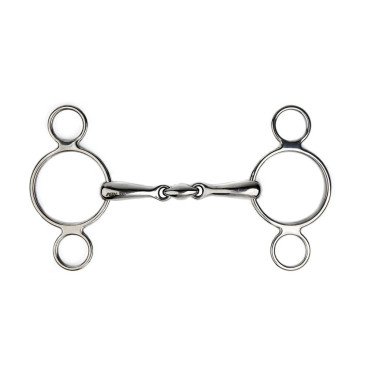 Freio ajustável Metalab 3 anéis duplo quebrado
