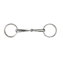 Mordedor 2 anéis Metalab cano maciço 16 mm Mordedor 2 anéis Metalab cano maciço 16 mm
