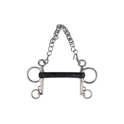 Mors Pelham Metalab borracha macia reta