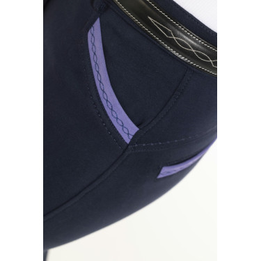 Calça Equithème Kylie com assento de silicone Azul-marinho Calça Equithème Kylie com assento de silicone Azul-marinho