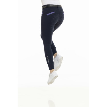 Calça Equithème Kylie com assento de silicone Azul-marinho Calça Equithème Kylie com assento de silicone Azul-marinho