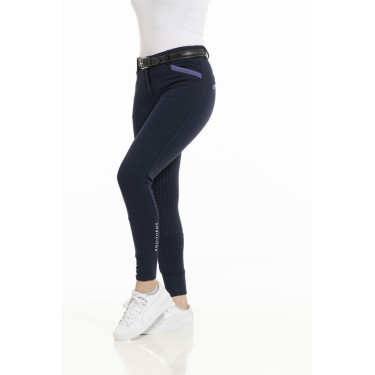 Calça Equithème Kylie com assento de silicone Azul-marinho Calça Equithème Kylie com assento de silicone Azul-marinho