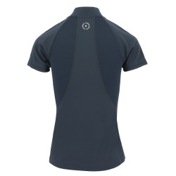 Polo Equithème Emma de mangas curtas Azul-marinho Polo Equithème Emma de mangas curtas Azul-marinho