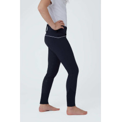 Calça de equitação com fundo de camurça Infantil Horze Aubrey