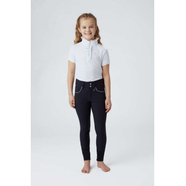 Calça de equitação com fundo de camurça Infantil Horze Aubrey Calça de equitação com fundo de camurça Infantil Horze Aubrey