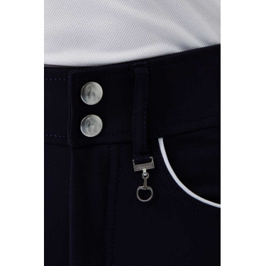Calça de equitação com fundo de camurça Infantil Horze Aubrey Calça de equitação com fundo de camurça Infantil Horze Aubrey