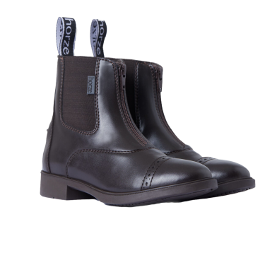 Botas jodhpur com fecho de correr Horze Wexford mulher Castanho
