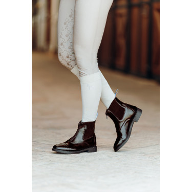 Botas jodhpur com fecho de correr Horze Wexford mulher Castanho