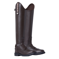 Botas de equitação Verona feminino Horze Castanho escuro