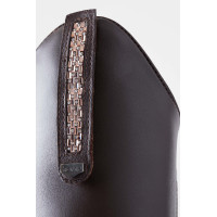 Botas de equitação Verona feminino Horze Castanho escuro