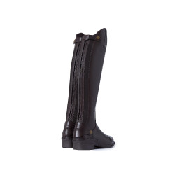 Botas de equitação em couro Genebra feminino Horze Castanho Botas de equitação em couro Genebra feminino Horze Castanho