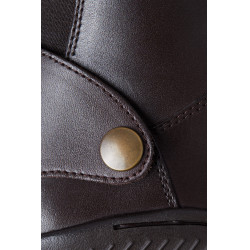 Botas de equitação em couro Genebra feminino Horze Castanho Botas de equitação em couro Genebra feminino Horze Castanho