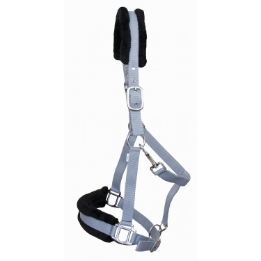 Cabresto de carneiro T de T sintético Cinza / preto Cinzento