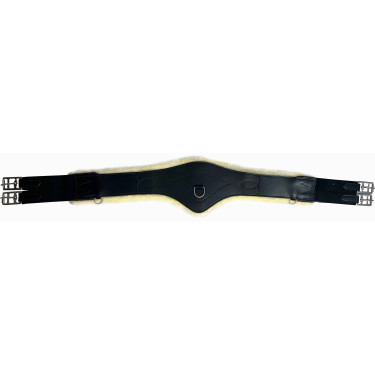 Cilha anatômica couro carneiro T de T Preto