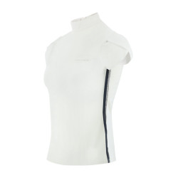 Polo Equithème Ocala de mangas curtas Branco