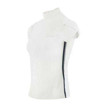 Polo Equithème Ocala de mangas curtas Branco