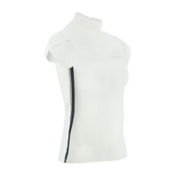 Polo Equithème Ocala de mangas curtas Branco