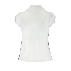 Polo Equithème Ocala de mangas curtas Branco