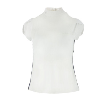 Polo Equithème Ocala de mangas curtas Branco
