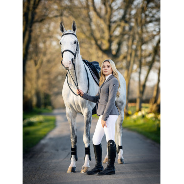 Casaco de competição LeMieux Dynamique Grafite Cinzento