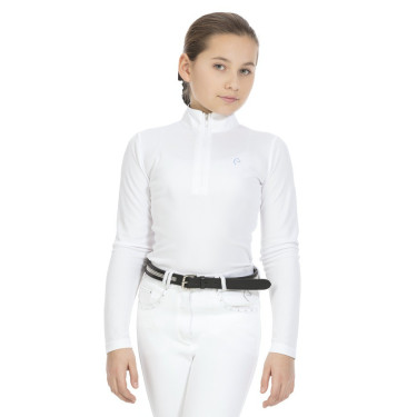 Polo Equi-Theme Mesh manches longues coupe cintrée Polo Equi-Theme Mesh manches longues coupe cintrée