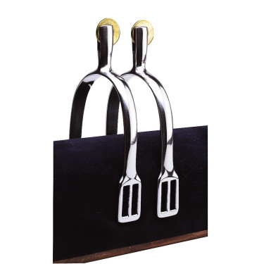 Éperons Feeling Prince de Galles inox à molette lisse